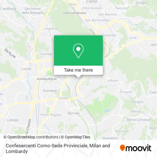 Confesercenti Como-Sede Provinciale map