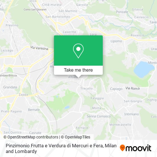 Pinzimonio Frutta e Verdura di Mercuri e Fera map