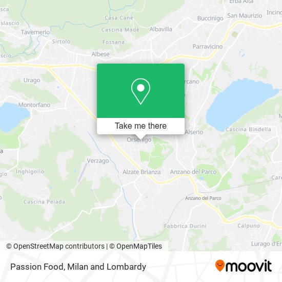 Passion Food map