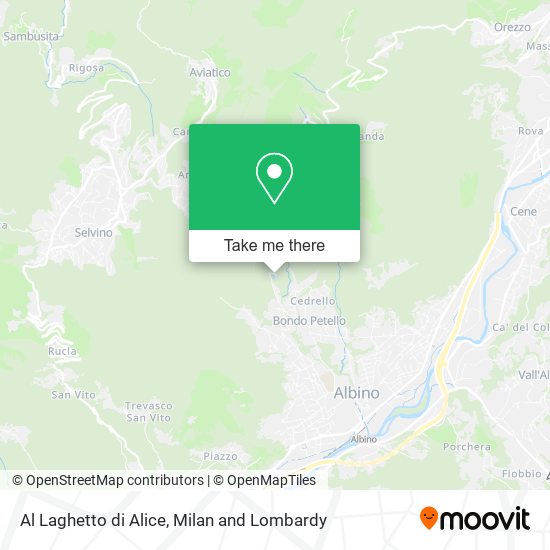 Al Laghetto di Alice map