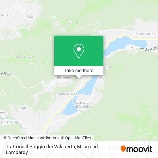 Trattoria Il Poggio dei Valaperta map