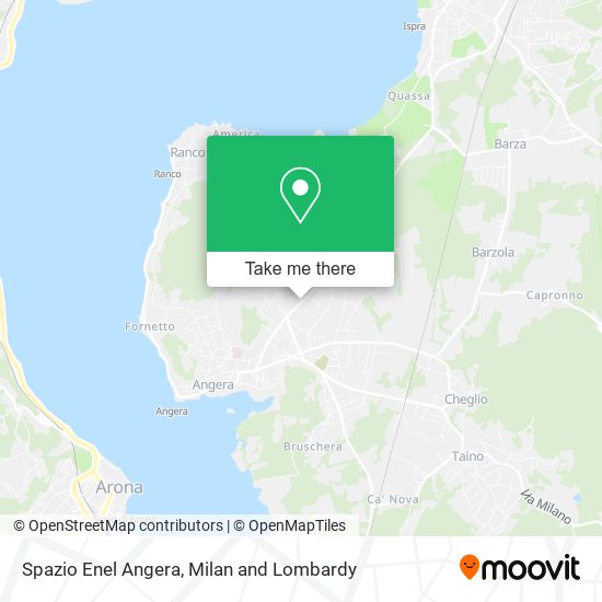 Spazio Enel Angera map