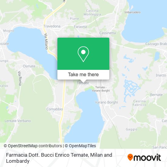 Farmacia Dott. Bucci Enrico Ternate map