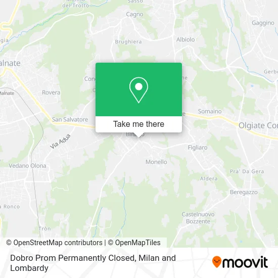 Dobro Prom Permanently Closed map