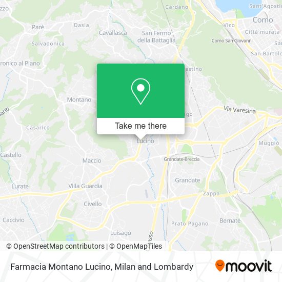 Farmacia Montano Lucino map