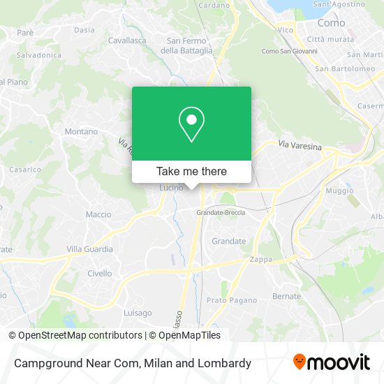 Campground Near Com map