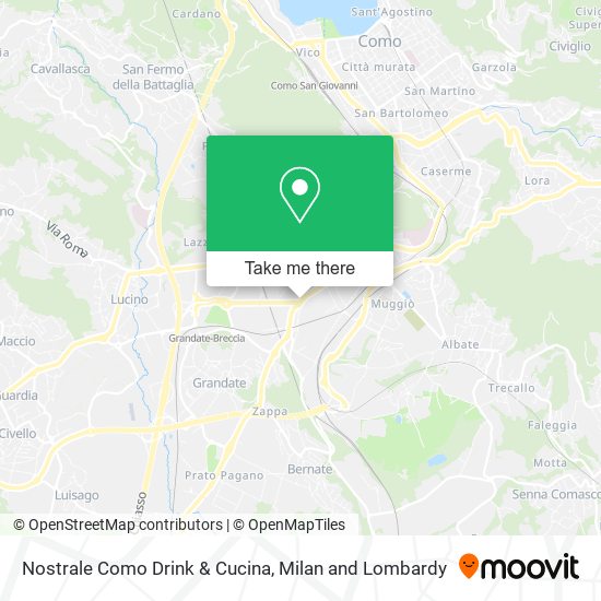 Nostrale Como Drink & Cucina map