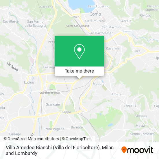 Villa Amedeo Bianchi (Villa del Floricoltore) map
