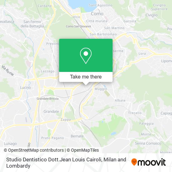 Studio Dentistico Dott.Jean Louis Cairoli map