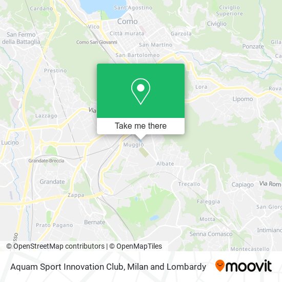 Aquam Sport Innovation Club map