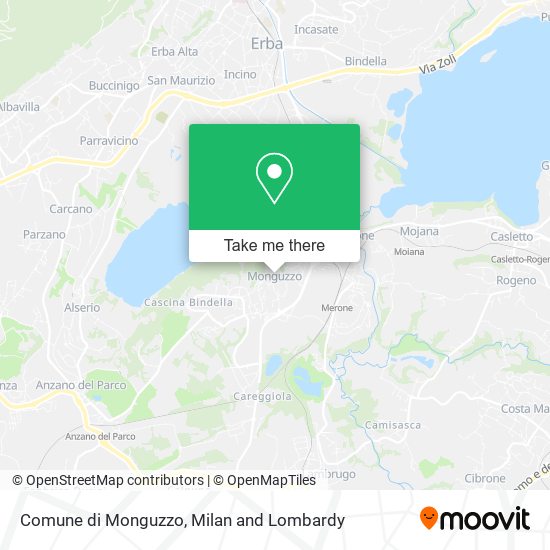 Comune di Monguzzo map
