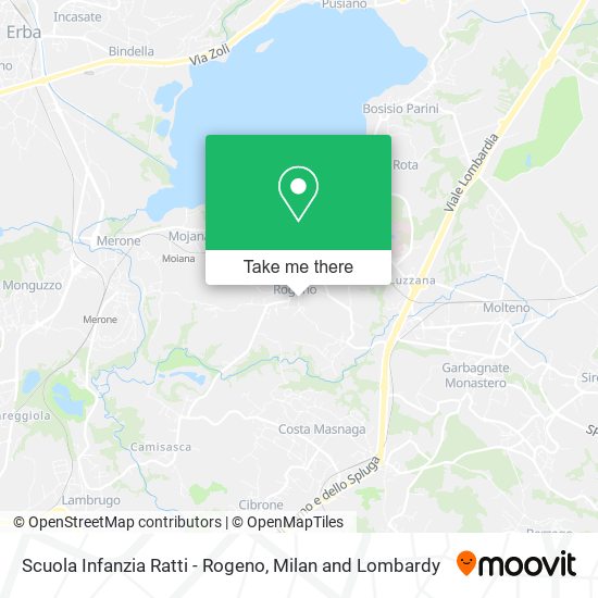 Scuola Infanzia Ratti - Rogeno map