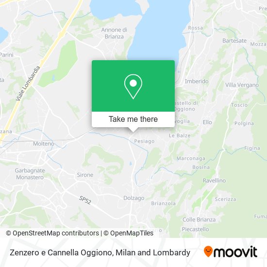Zenzero e Cannella Oggiono map
