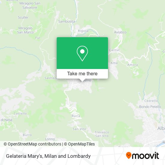 Gelateria Mary's map