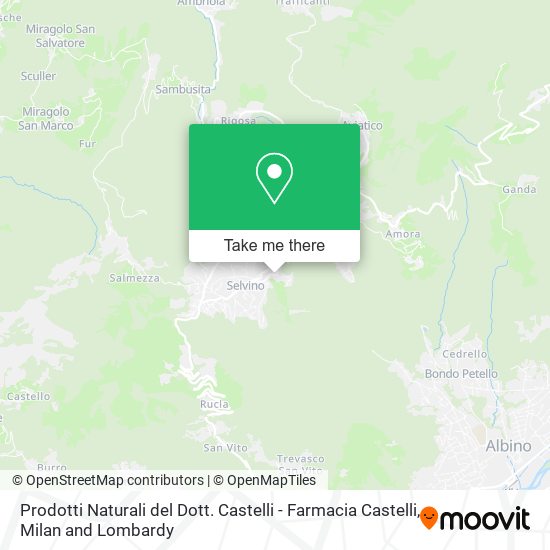 Prodotti Naturali del Dott. Castelli - Farmacia Castelli map