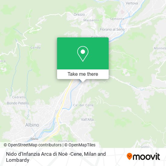 Nido d'Infanzia Arca di Noè -Cene map
