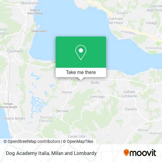 Dog Academy Italia map
