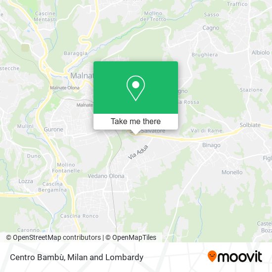 Centro Bambù map