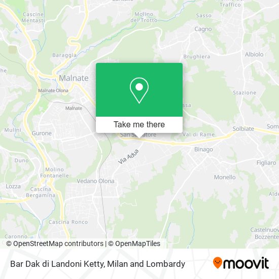 Bar Dak di Landoni Ketty map