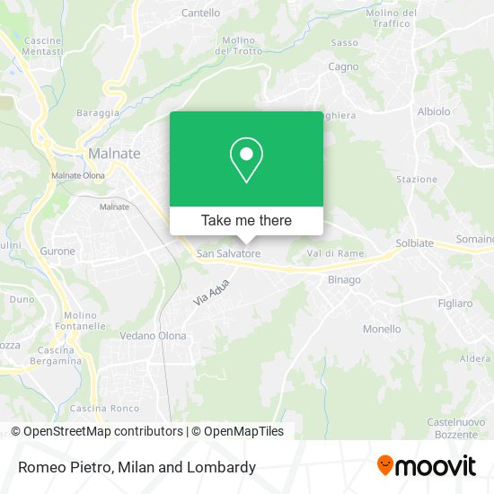 Romeo Pietro map