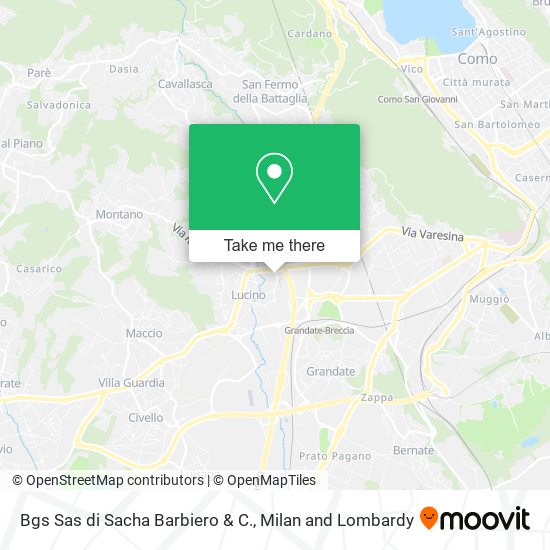 Bgs Sas di Sacha Barbiero & C. map