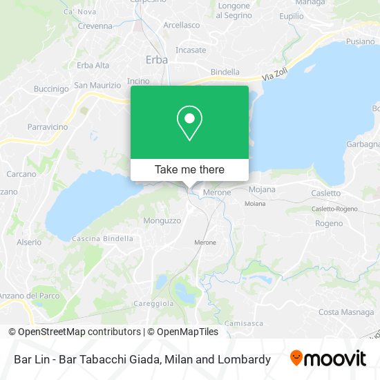 Bar Lin - Bar Tabacchi Giada map