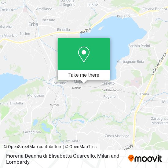 Fioreria Deanna di Elisabetta Guarcello map