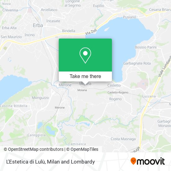 L'Estetica di Lulù map