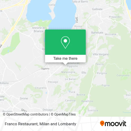 Franco Restaurant map