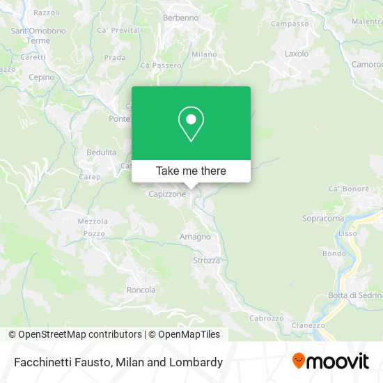Facchinetti Fausto map