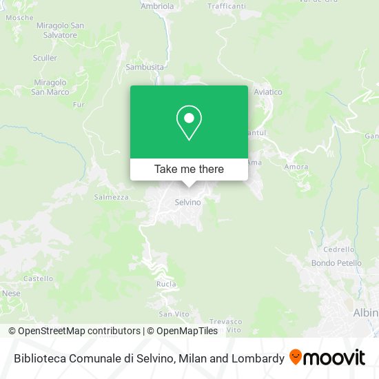 Biblioteca Comunale di Selvino map