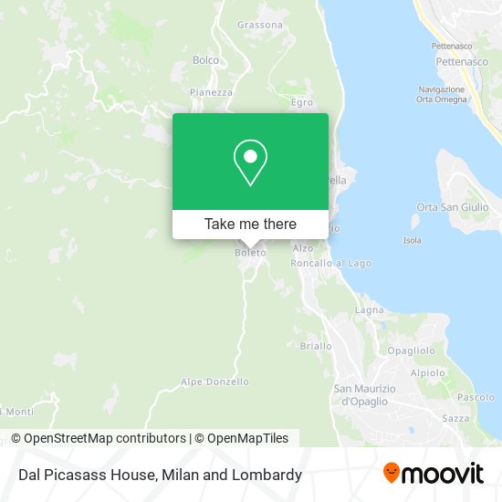 Dal Picasass House map