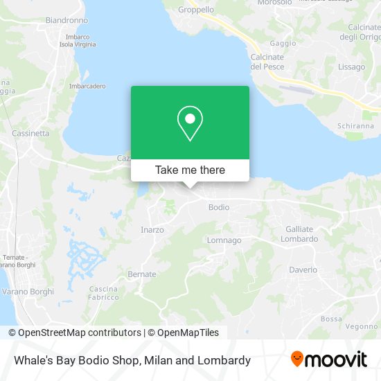 Whale's Bay Bodio Shop map