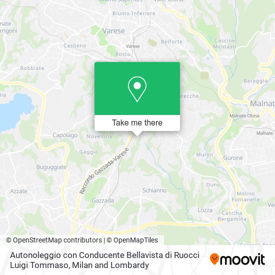 Autonoleggio con Conducente Bellavista di Ruocci Luigi Tommaso map