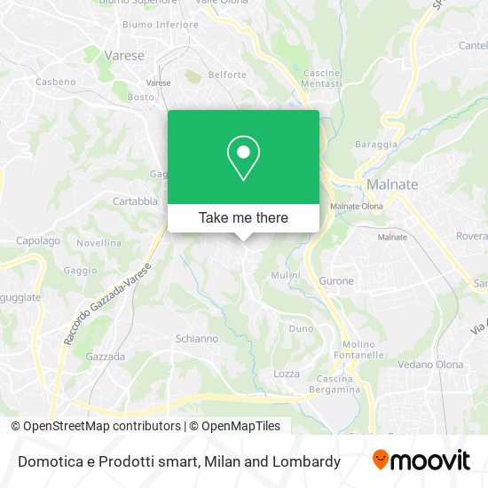 Domotica e Prodotti smart map