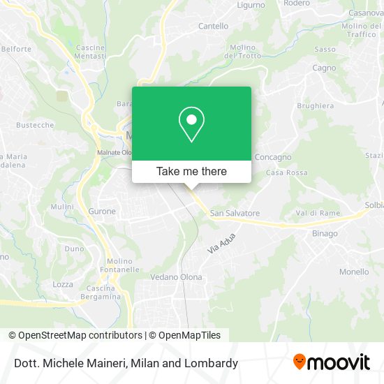 Dott. Michele Maineri map