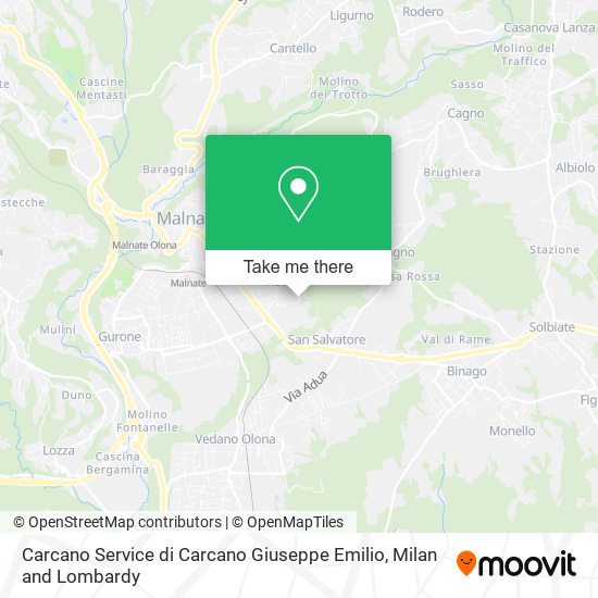 Carcano Service di Carcano Giuseppe Emilio map
