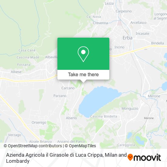 Azienda Agricola il Girasole di Luca Crippa map