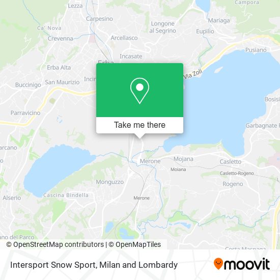 Intersport Snow Sport map