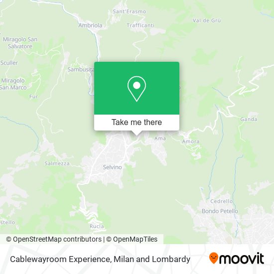 Cablewayroom Experience map