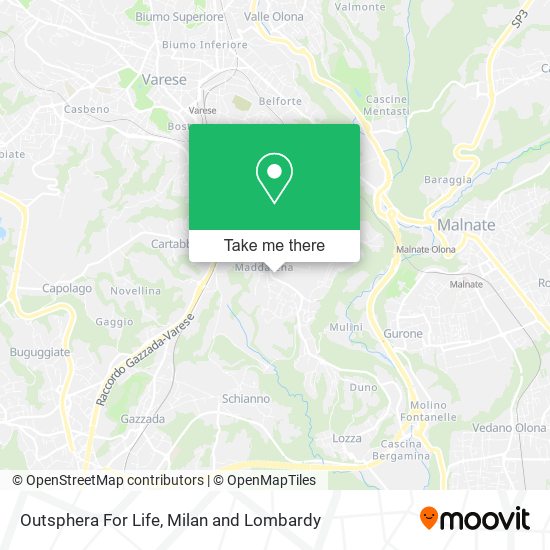 Outsphera For Life map