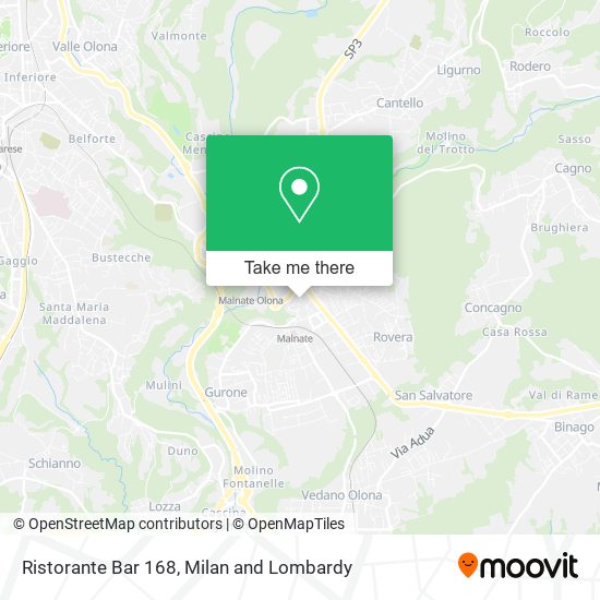 Ristorante Bar 168 map