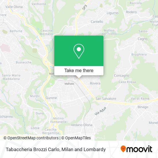 Tabaccheria Brozzi Carlo map
