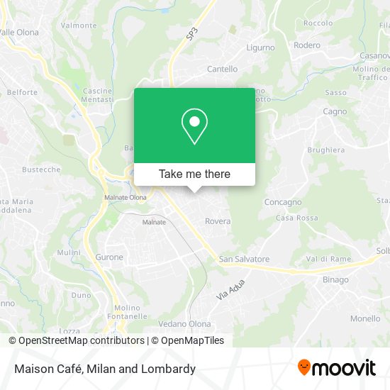 Maison Café map
