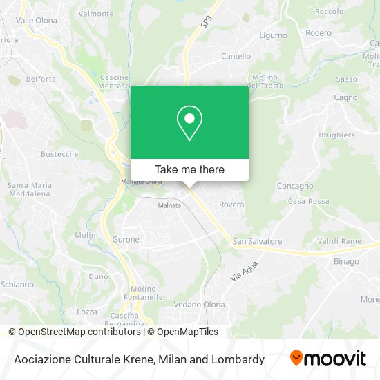 Aociazione Culturale Krene map