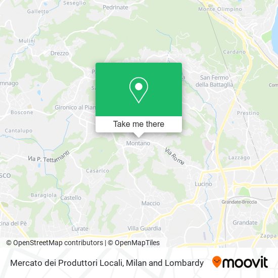Mercato dei Produttori Locali map