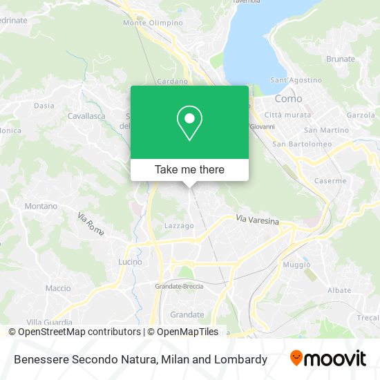 Benessere Secondo Natura map