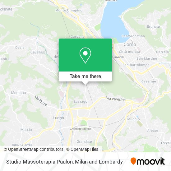 Studio Massoterapia Paulon map