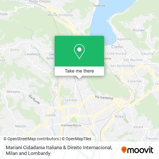 Mariani Cidadania Italiana & Direito Internacional map