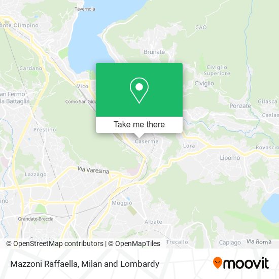 Mazzoni Raffaella map